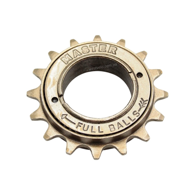 Зірка задня freewheel різьбова 16 зубів MASTER, Zuan фото westvelo.com