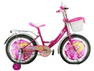 Дитячий велосипед 16 Mustang «ПРИНЦЕСА» 008 рожевий (+кошик сітка малий) ◯