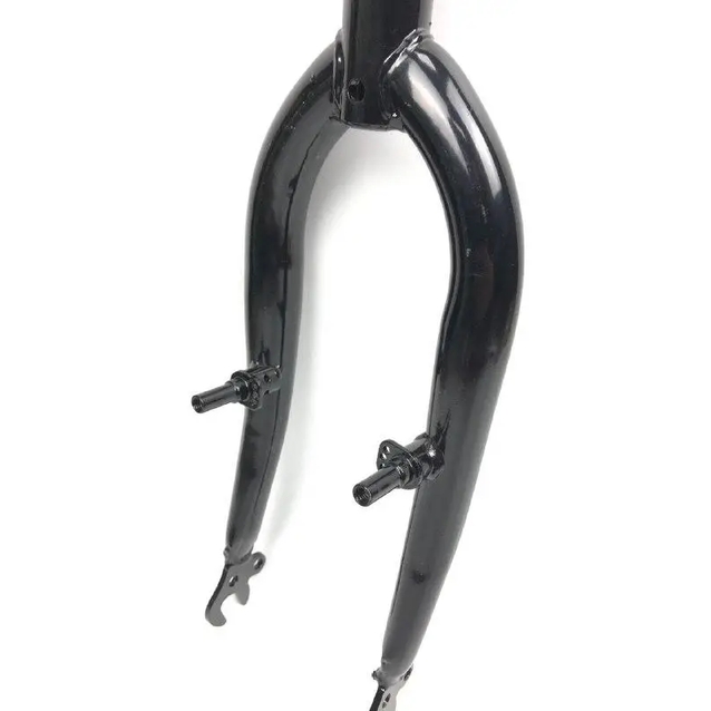 Вилка 16 сталева чорна шток L-200мм. р.з L-100мм. фото westvelo.com