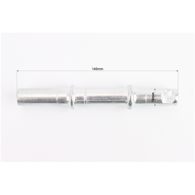 Вал каретки Україна з буртиками (під віночки) нікель фото westvelo.com