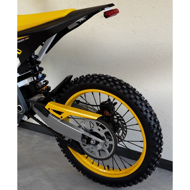 Електродіртбайк Corso STORM «MIMBOB» E-3000 Rally SM двигун 2999W, акумулятор 72V 27Ah літієвий, чорно-жовтий, колеса 19/17" фото westvelo.com