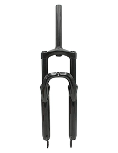 Вилка 24 аморт. безрізьб. Weiyi (380) Ø28.6mm, disk. шток L-190mm чорна глянцева