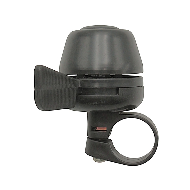 Дзвінок "Пінь-Пінь" важіль, чорний фото westvelo.com