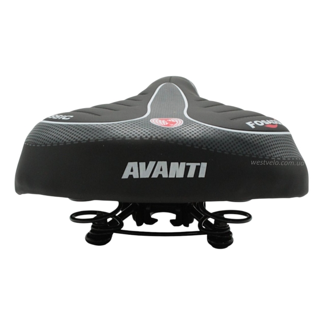 Сідло на пружинах AVANTI № 23 CLASSIC, металева основа фото westvelo.com