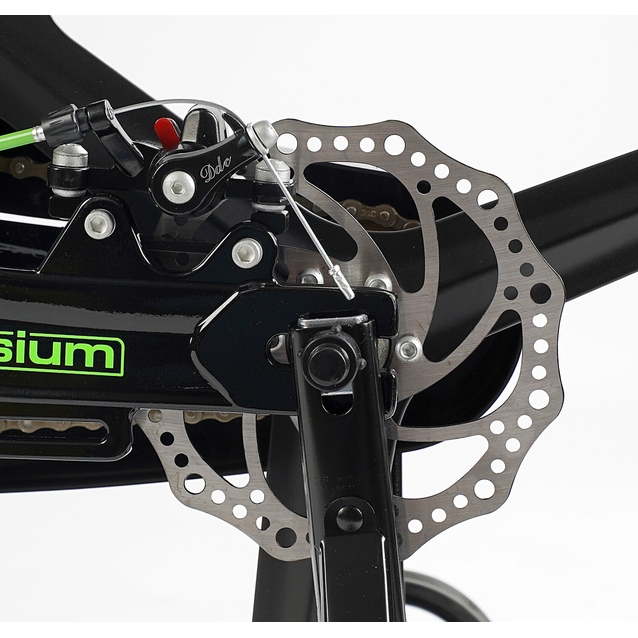 Дитячий велосипед 20 MG Corso «REVOLT» MG-20116 магнієва рама, чорно-салатовий фото westvelo.com