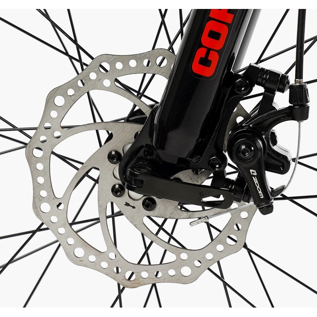 Велосипед 26 AL Corso «X-POWER» PW-69003 алюміній 13", (к-т SHIMANO) чорно-червоний фото westvelo.com