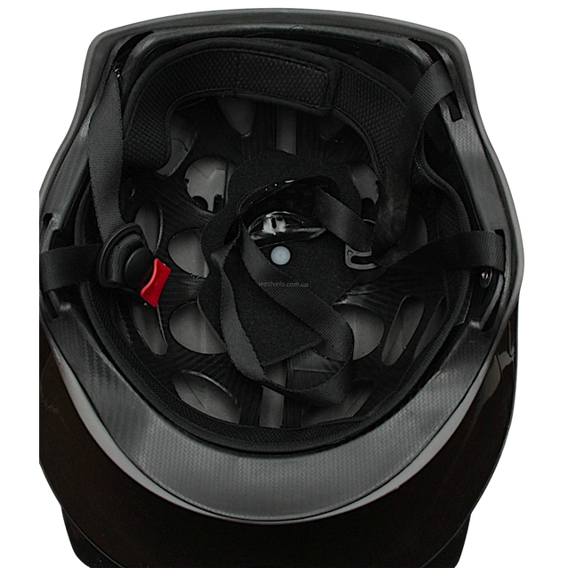 Мото шолом, відкритий (56-62см) AWN (413/143), чорний матовий з принтом, регулятор розміру (мото/вело/самокат) фото westvelo.com