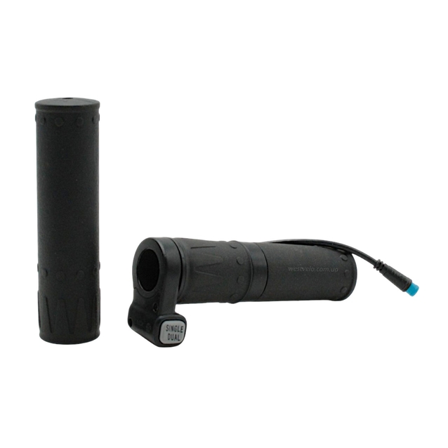 Ручка газу (акселератор) для електросамоката + гріпси (4 піни) фото westvelo.com