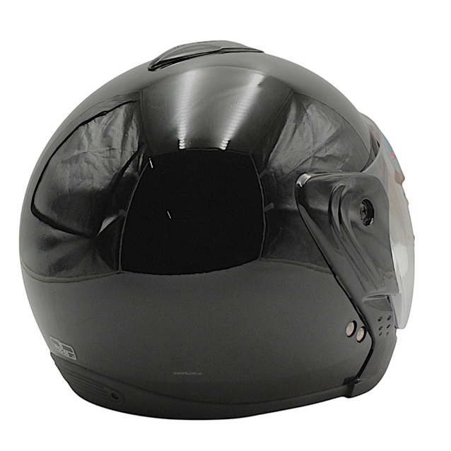 Мото шолом, відкритий (S) FXW HF-217 чорний глянець фото westvelo.com