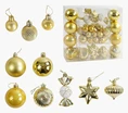 Новорічні прикраси 36 шт, кульки, цукерки, бурульки, зірочки, у слюді (C 67534) фото westvelo.com