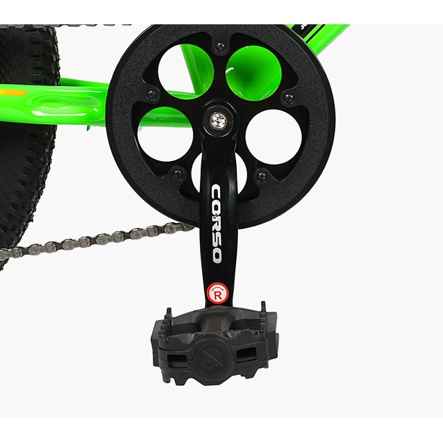 Велосипед 20 ST Corso «SPIRIT» ST-22155 сталь 11", (к-т SHIMANO) салатовий фото westvelo.com