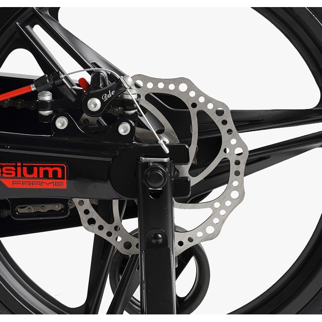 Дитячий велосипед 18 MG Corso «REVOLT» MG-18747, магнієва рама, чорно-червоний фото westvelo.com