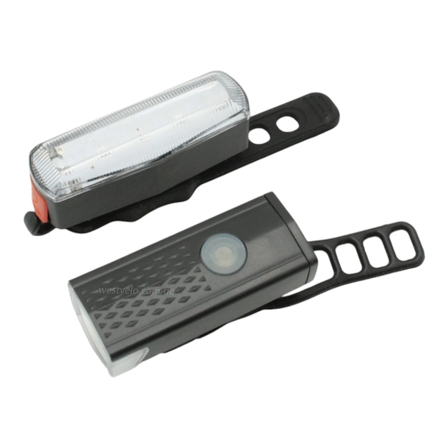 Фара + мигалка на usb BL-1155 LED micro USB (800 mAh) фото westvelo.com
