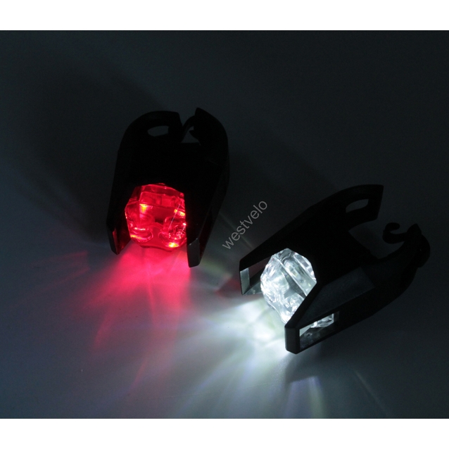 Мигалка силікон JING YI, JY-3005 2 шт на батарейці фото westvelo.com