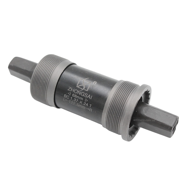 Картридж 122,5х68мм квадратний вал, на болт під 6-гранник фото westvelo.com