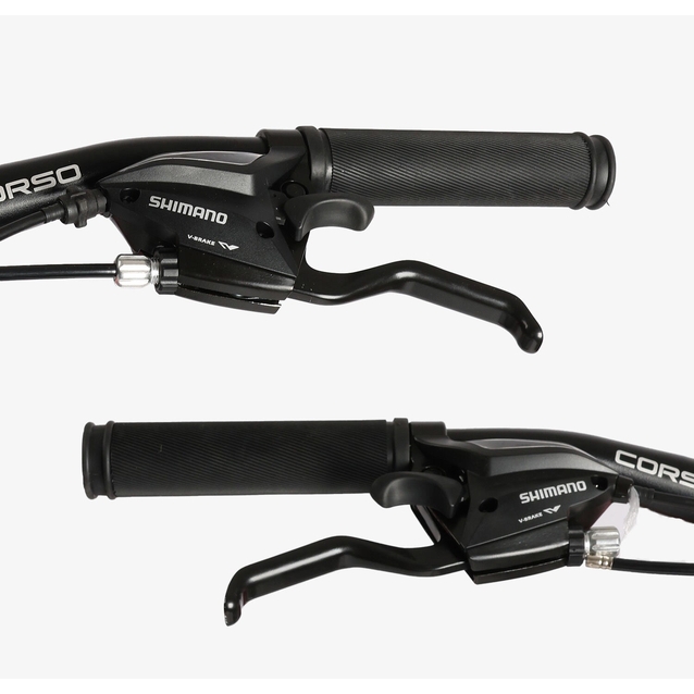 Велосипед 26 AL Corso «KORD» KD-90360 алюміній 15", (к-т SHIMANO) червоно-срібний фото westvelo.com