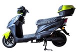 Електроскутер Corso «JOGGER» JG-411744, двигун 1500W, акумулятор 72V/25Ah свинцево-кислотний чорно-жовтий (1) + 1 ящик. акум, колеса 10" фото westvelo.com