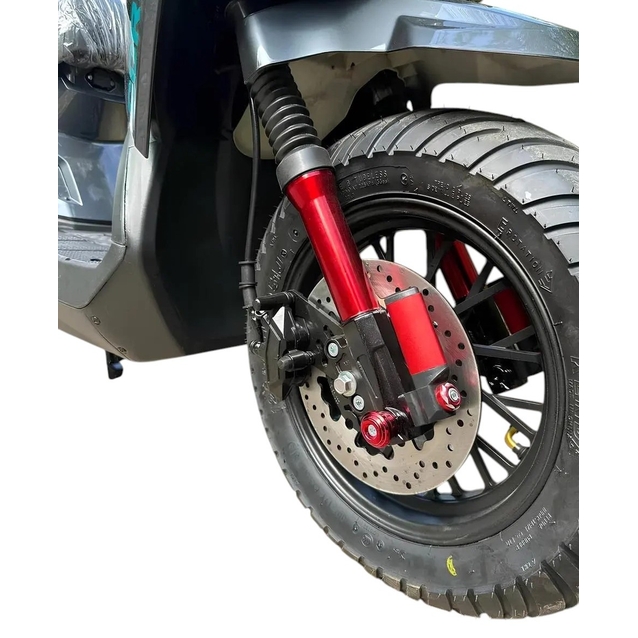 Електроскутер Corso «HURRICANE» HR-246188, двигун 2500W, акумулятор 72V 40Ah літій-залізо-фосфатний, зелений, колеса 10" фото westvelo.com