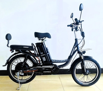 Електровелосипед 20 AL Corso «POWERFULL» FW-60015, алюміній, двигун 700W, акумулятор 48V20Ah літієвий, темно сірий