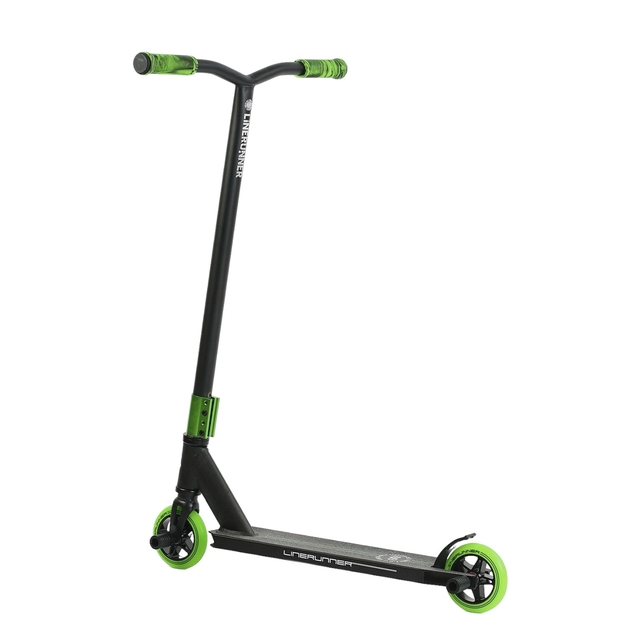 Самокат трюковий Best Scooter «LineRunner» LR-65215, HIC-система,  AL диски, салатово-чорний