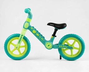 Велобіг 12 Corso, колеса - EVA (піна), нейлонова рама CS-12530 бірюзово-салатовий