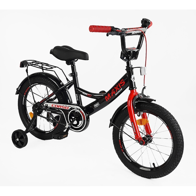 Дитячий велосипед 16 ST Corso «MAXIS» CL-16031 чорний фото westvelo.com