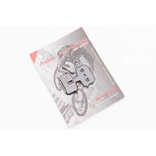 Колодки гальмівні дискові № 25 ANDSON (YL-1059) чорні фото westvelo.com