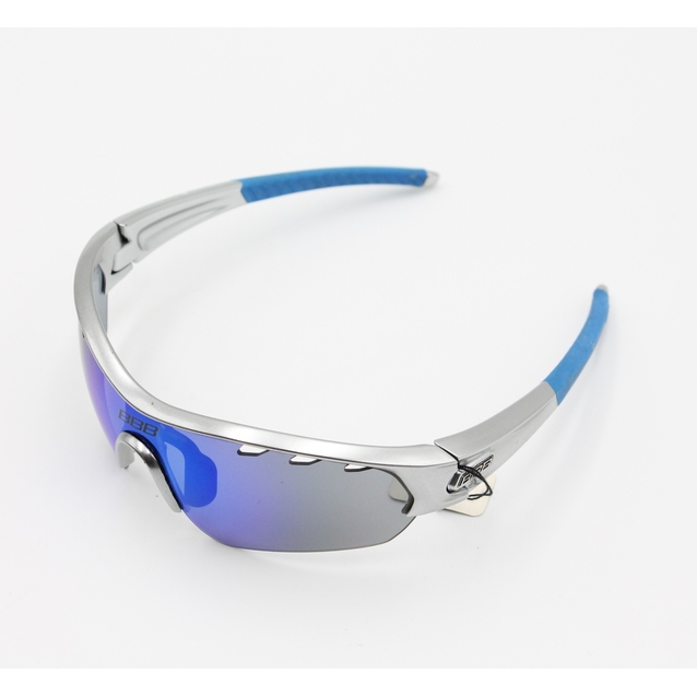 Окуляри BBB BSG-43SE "Select" Special edition PC Smoke сині MLC лінзи, завушні дуги мат. Chrom біло-зелені дуги (+ зміне скло жовте,біле) фото westvelo.com