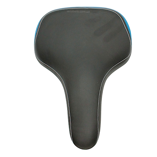 Сідло мтв «Плоске» синя смуга (260x193) 308 фото westvelo.com