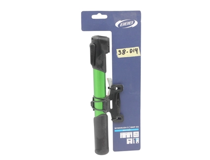 Насос вело BBB BMP-55 minipump WindRush S alu green 250mm (AV/FV/DV)