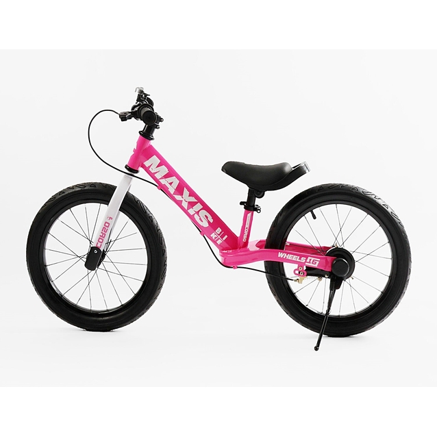 Велобіг 16 Corso надувні колеса, сталева рама «MAXIS» MX-48018 рожевий фото westvelo.com