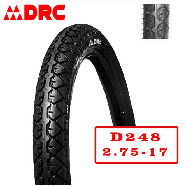 Покришка "17" 2.75-17 В'єтнам DRC (248) 6PR дорожня TT фото westvelo.com