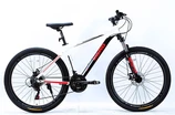 Велосипед 27.5 AL Corso «KORD» KD-27917 алюміній 17", (к-т SHIMANO) біло-чорно-червоний фото westvelo.com