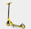 Самокат дитячий 2-х колісний, PU Best Scooter «RIO» 35959 жовтий, Ø145mm, передній амортизатор, AL гальмо фото westvelo.com