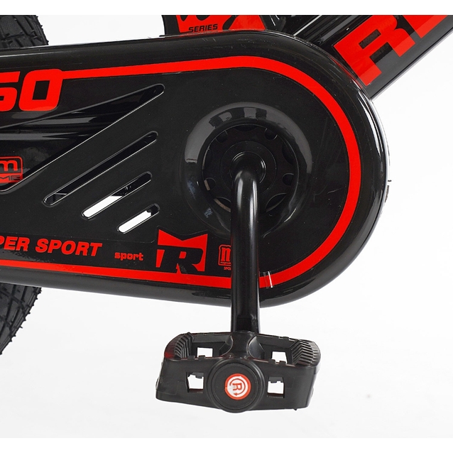 Дитячий велосипед 14 MG Corso «REVOLT» MG-14216, магнієва рама, чорно-червоний фото westvelo.com