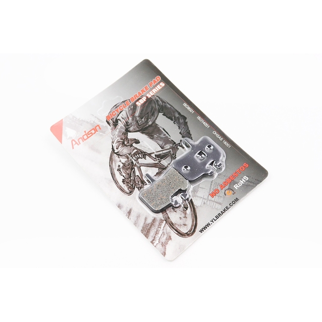 Колодки гальмівні дискові № 21 ANDSON (YL-1032) чорні фото westvelo.com