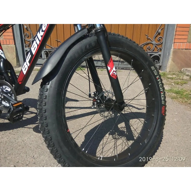 Крила пластик GD-XDC26 чорні, з кріпл на раму, для FAT BIKE