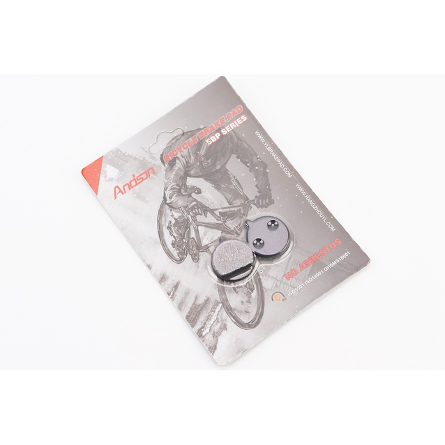 Колодки гальмівні дискові № 15 ANDSON (YL-1063) чорні фото westvelo.com