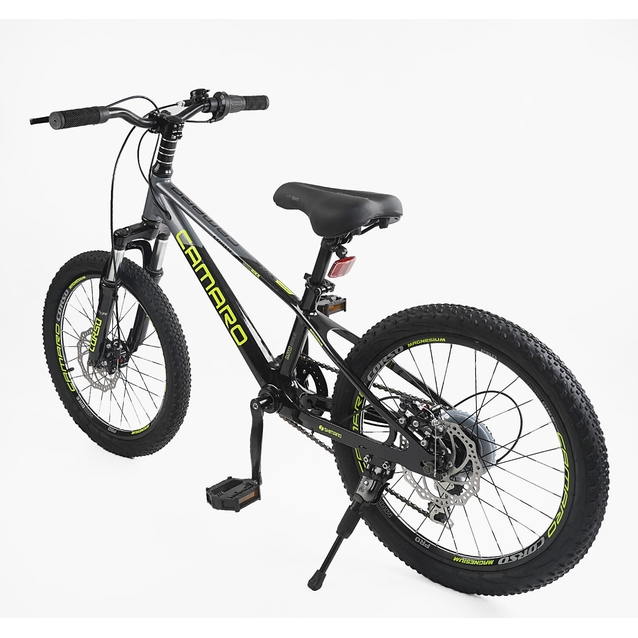 Велосипед 20 MG Corso «CAMARO» CM-76452 магній 11", (к-т SHIMANO) графітовий фото westvelo.com