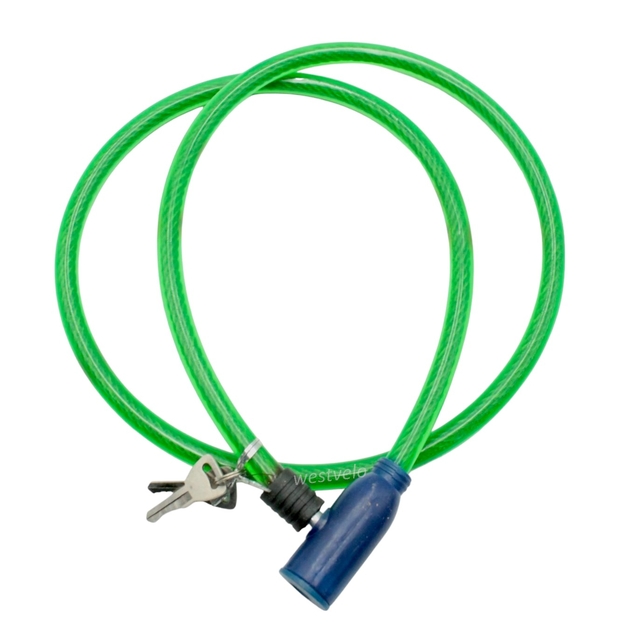 Замок MS-2 L-1.2m на ключ (різні кольори) фото westvelo.com