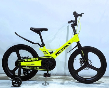 Дитячий велосипед 20 MG Corso «REVOLT» RV-20699 магнієва рама, жовтий