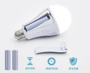 Лампа світлодіодна акумуляторна 20 W (72055) LED A ( холодне світло, працює від мережі та від акумуляторних батарейок, 2 батареї 5000 mWh, 3.7 V фото westvelo.com