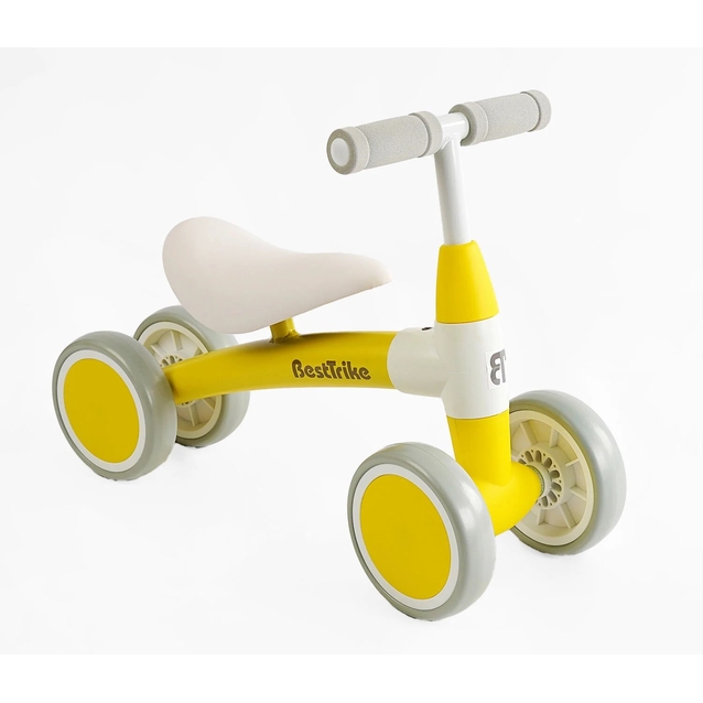 Велобіг 4-ьох колісний EVA Best Trike, нейлоново-сталева рама, BST-90900 жовтий фото westvelo.com