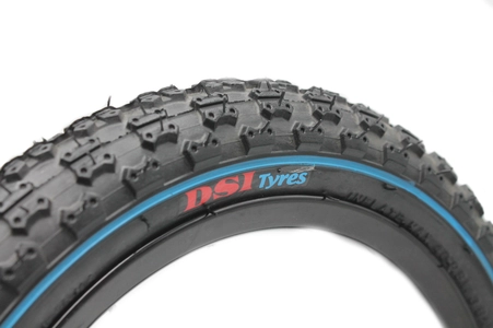 Покришка 14-2.125 DSI Шрі-Ланка (09), шип. метелик, синя полоса (54-254)