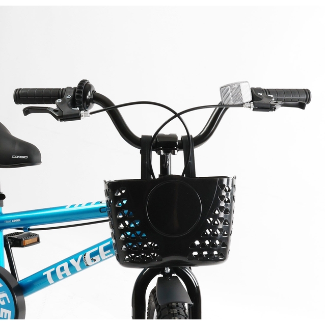 Дитячий велосипед 18 AL Corso «TAYGER»  TG-90411 алюмінієва рама, дискові гальма, синій фото westvelo.com