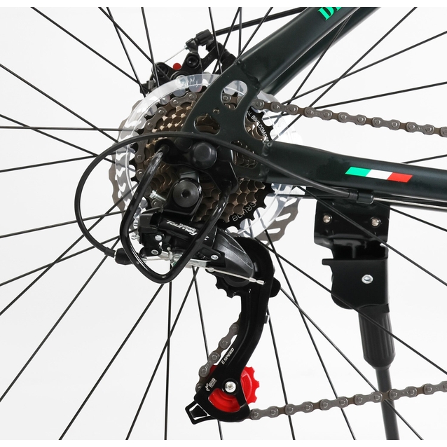 Велосипед 29 ST Corso «ALPHA» LF-29102 сталь 21", (к-т SHIMANO) чорний фото westvelo.com