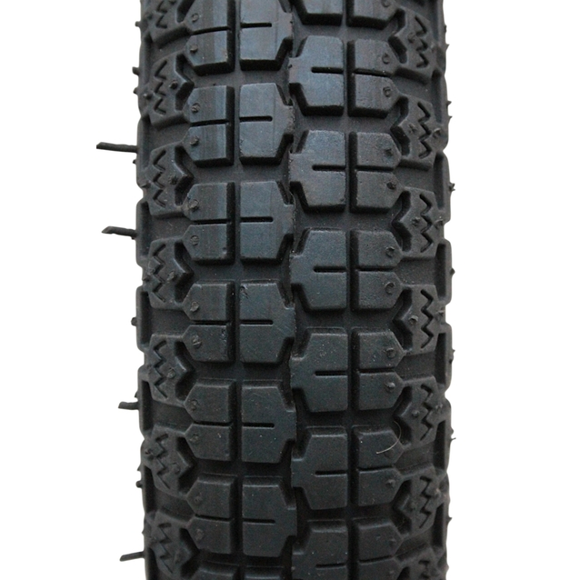 Колесо тачки "8" 3.50-8 (10PR) Ø12 без вісі. УСИЛЕНА РЕЗИНА фото westvelo.com