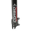Вилка 24 аморт. безрізьб CORSO (020), чорна, disk, шток Ø28.6 L-200mm фото westvelo.com