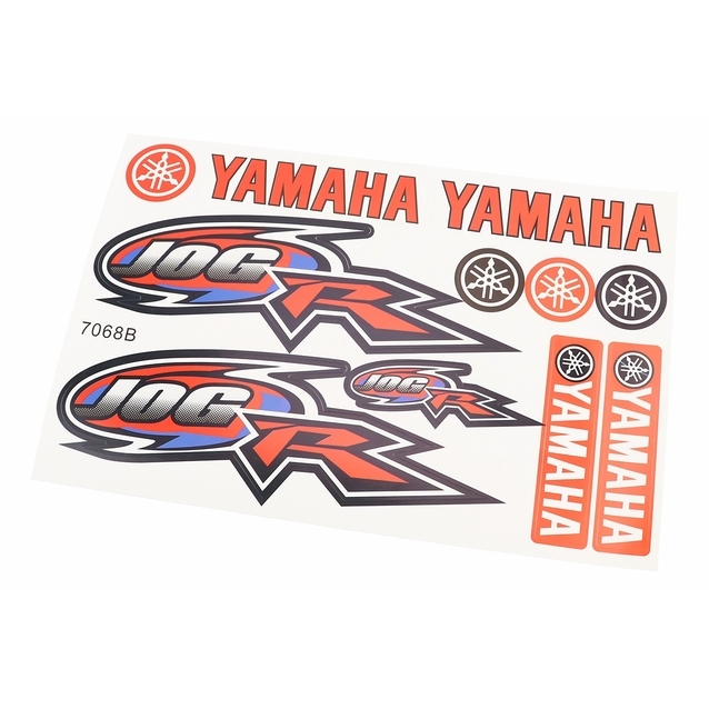 Наклейки "Yamaha JOG" 11 шт (26х17мм), на планшеті фото westvelo.com