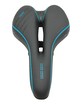 Сідло мтв AVANTI AFT-84 GEL, з отвором, чорне з синьою смугою фото westvelo.com